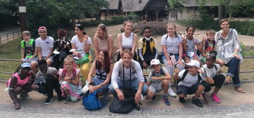 Gruppenbild im Berliner Zoo