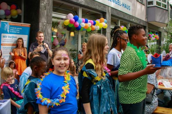 Kinder-Modenschau zum Thema Upcycling